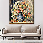 Tableaux Peinture de fleurs dans un vase