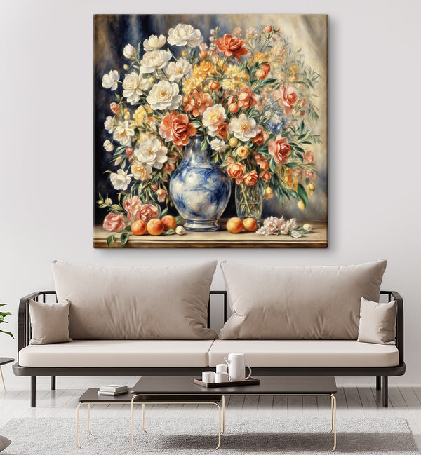 Peinture de fleurs dans un vase Tableaux Peinture de fleurs dans un vase