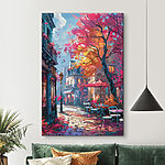 Tableaux Rue confortable aux couleurs de l'automne