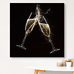 Tableaux Verre de champagne qui éclabousse