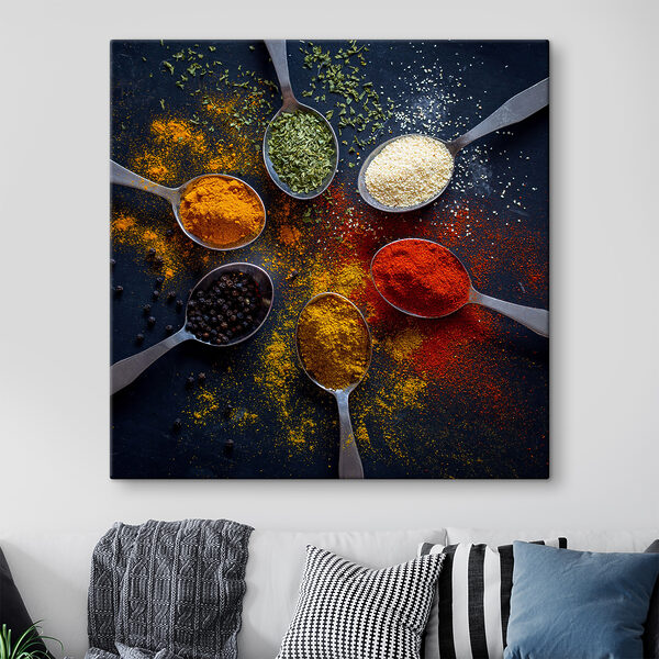 Une cuillère de poivre noir Tableaux Une cuillère de poivre noir