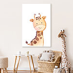 Tableaux Tête de girafe de dessin animé