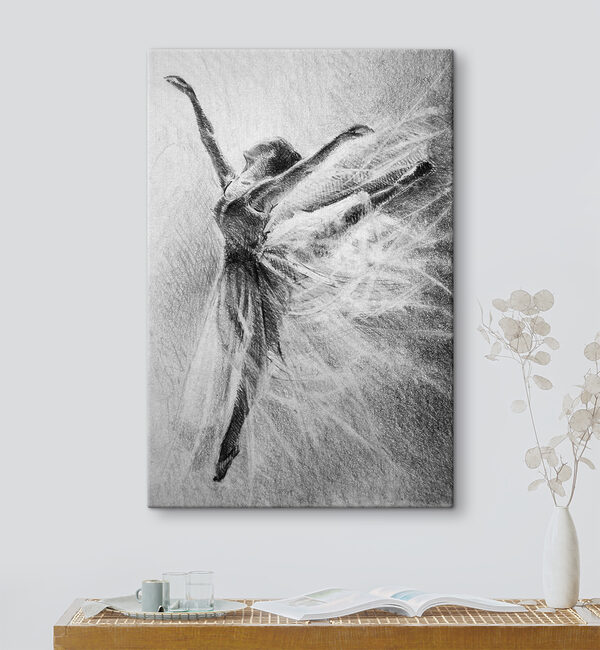Dessin d'une femme qui danse Tableaux Dessin d'une femme qui danse