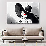 Tableaux Femme portant un chapeau