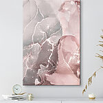 Tableaux Motif abstrait de marbre pastel