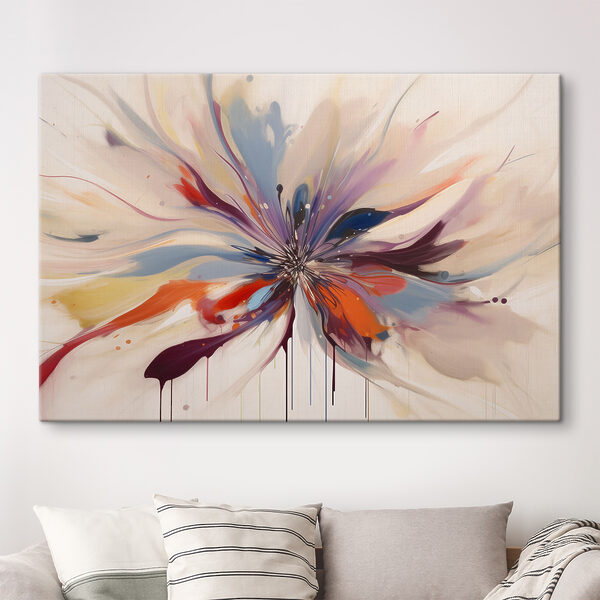 Une explosion colorée de beauté abstraite Tableaux Une explosion colorée de beauté abstraite