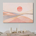 Tableaux Cercle rouge sur fond blanc