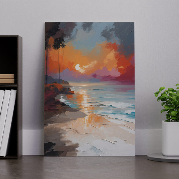 Peinture d'une plage Tableaux Peinture d'une plage