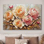 Tableaux Pivoines en pleine floraison.