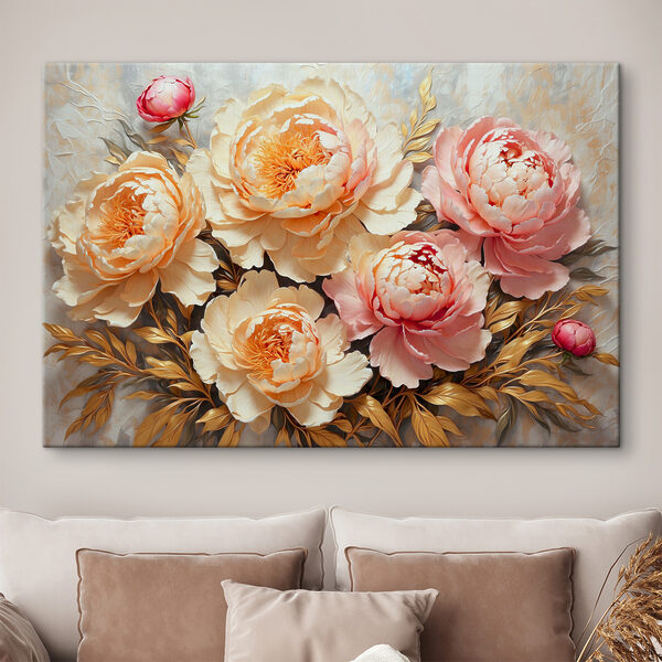 Pivoines en pleine floraison Tableaux Pivoines en pleine floraison