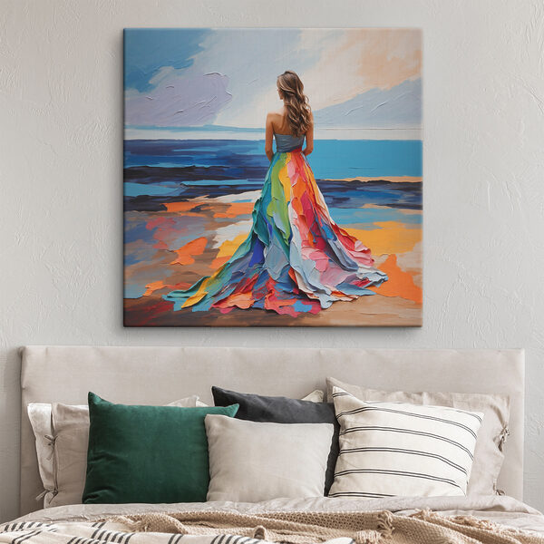 Femme en robe Tableaux Femme en robe