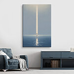 Tableaux Homme portant une robe blanche