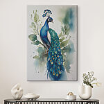 Tableaux Aquarelle d'un paon