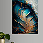 Tableaux Des vagues de couleurs vibrantes