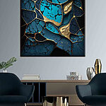 Tableaux Élégance de la mosaïque turquoise et minuit