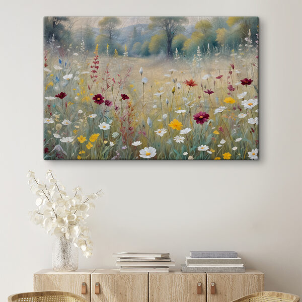Les prairies d'été fleurissent dans des couleurs éclatantes Tableaux Les prairies d'été fleurissent dans des couleurs éclatantes
