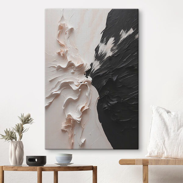 Peinture noire et blanche Tableaux Peinture noire et blanche