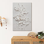 Tableaux Dessin floral blanc délicat