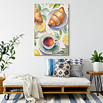 Tableaux Aquarelle d'une tasse de thé