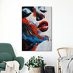 Tableaux Peinture d'un visage de femme