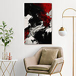Tableaux Fond rouge et noir