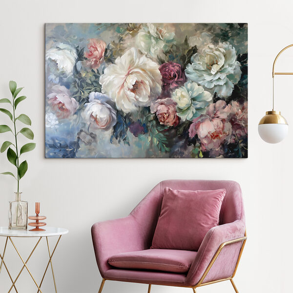 Une élégance florale vibrante en pleine floraison Tableaux Une élégance florale vibrante en pleine floraison