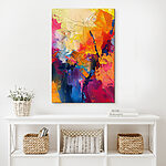 Tableaux Explosion de couleurs vives et abstraites.