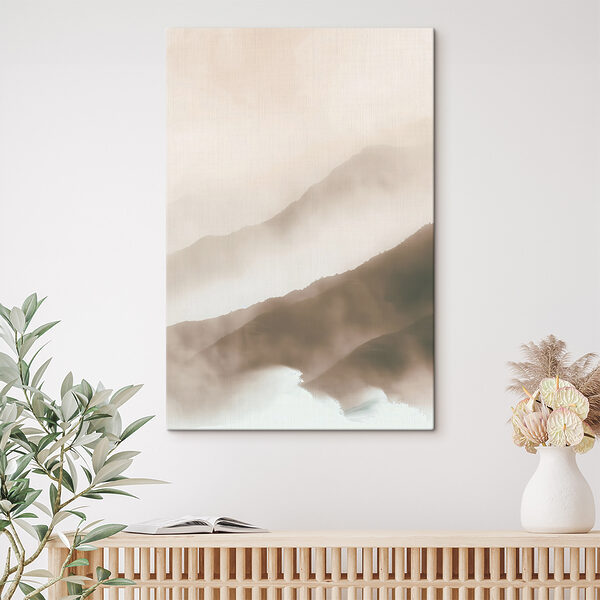 Chaîne de montagnes brumeuses Tableaux Chaîne de montagnes brumeuses