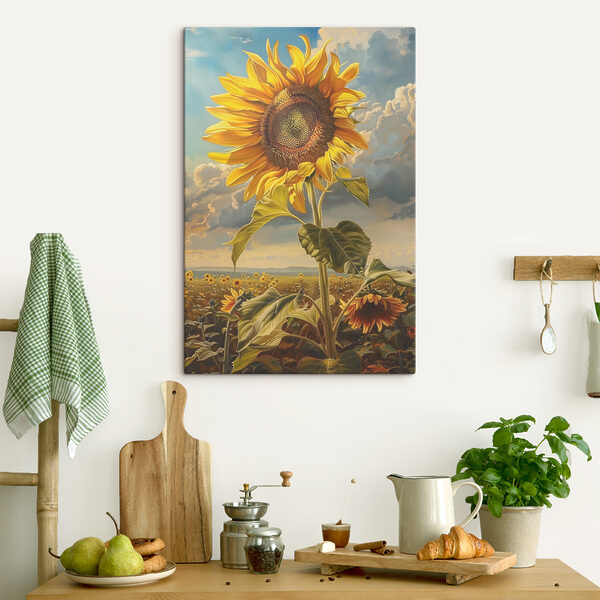 Tournesol s'élevant vers le ciel Tableaux Tournesol s'élevant vers le ciel