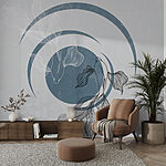 Papier peint Dessin d'un poisson