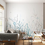 Papier peint Scène sous-marine fantaisiste, teintes douces