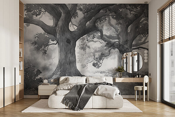 Grand arbre troué Papier peint Grand arbre troué