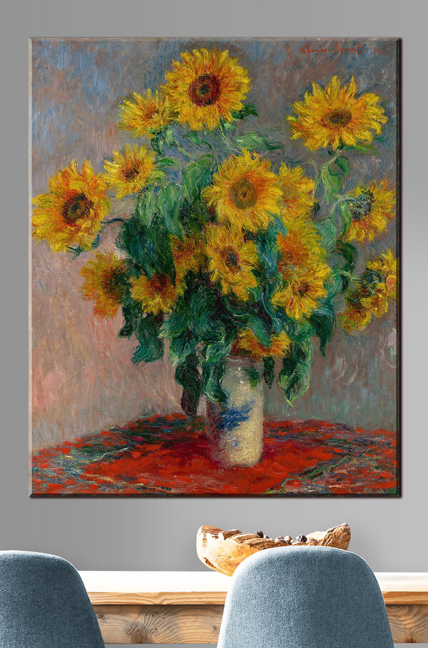 Peinture de tournesols dans un vase Tableaux Peinture de tournesols dans un vase