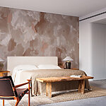 Papier peint Motif abstrait dans des tons sourds