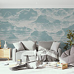 Papier peint Ciel bleu avec nuages