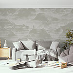 Papier peint Nuages gris et blancs