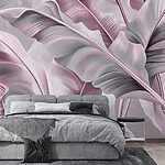 Papier peint Chuchotements de rose et de gris