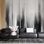 Papier peint Peinture en noir et blanc