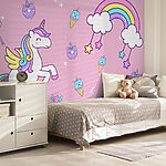 Papier peint Licorne et glace et glace