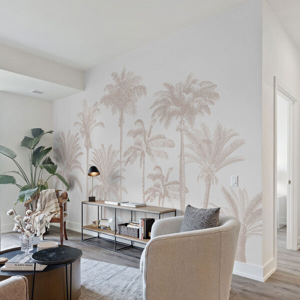 Papier peint Groupe de palmiers