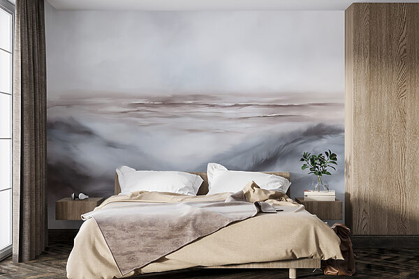 Peinture d'un paysage Papier peint Peinture d'un paysage