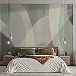 Papier peint Intersection de formes et de tons