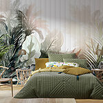 Papier peint Sérénité tropicale en touches modernes