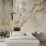 Papier peint Oiseau debout sur une branche