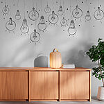 Papier peint Ligne d'ampoules