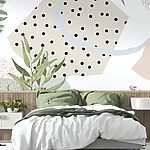 Papier peint Motif des feuilles et des plantes