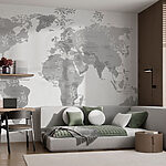 Papier peint Carte du monde