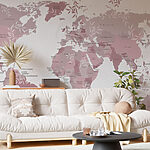 Papier peint Carte du monde