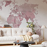 Papier peint Carte du monde