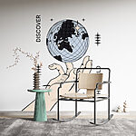 Papier peint Main tenant un globe terrestre